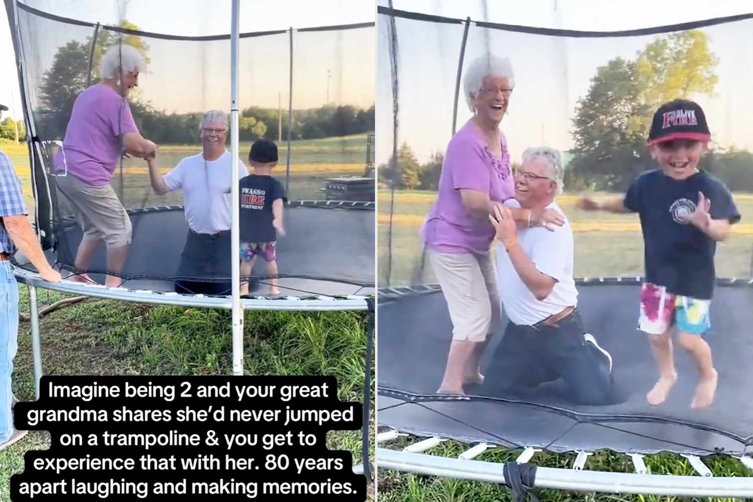 84 year woman on trampoline 061825 1 224fb4c2e4af442aa311155185381a0f