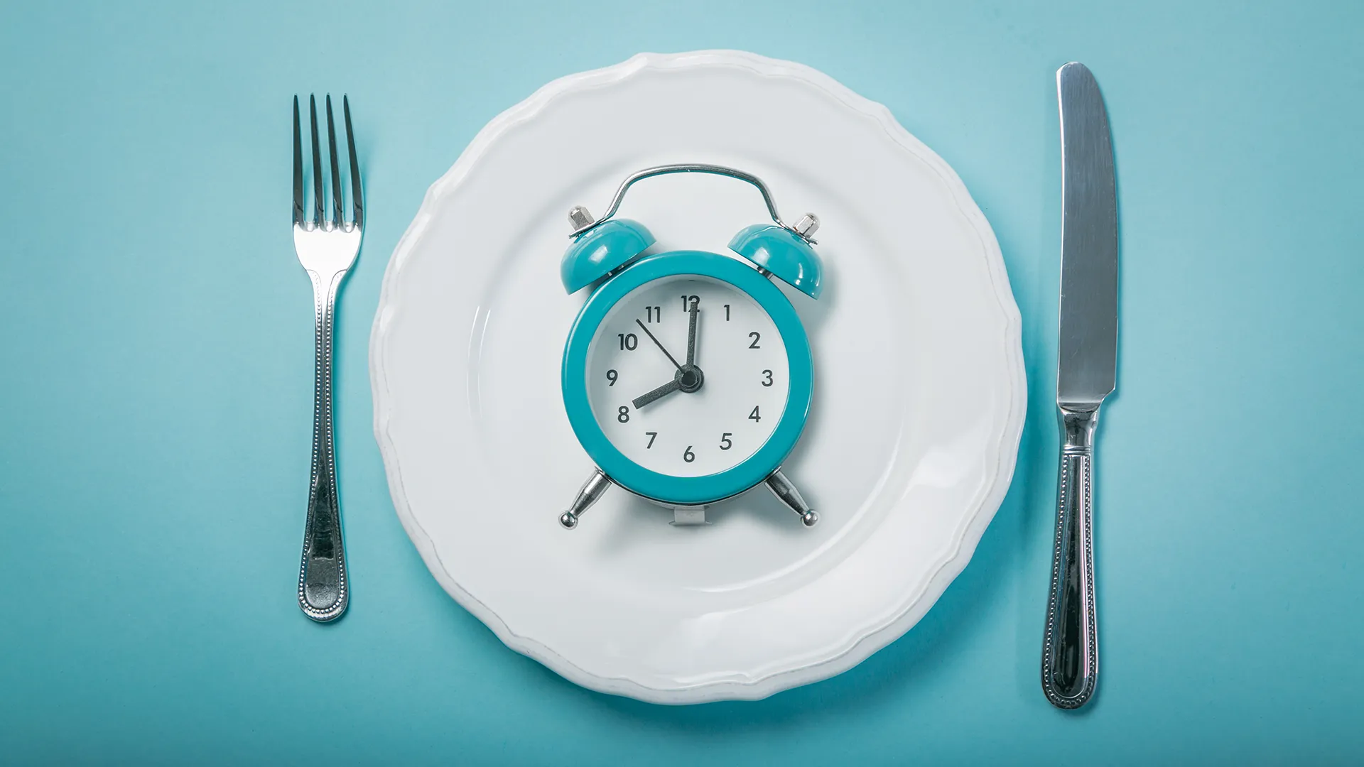 Clock Plate Intermittent Fasting