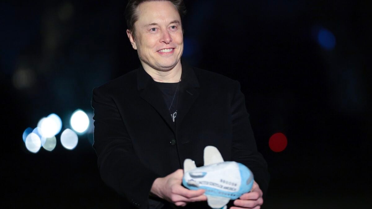Elon Musk holds a toy airplane on Feb. 19 2025 1200x675 1