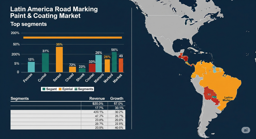 Latin America Road Marking Paint Coating Market Segments 1024x559 1