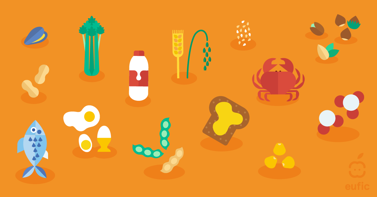 List of the 14 Most Common Food Allergens SM