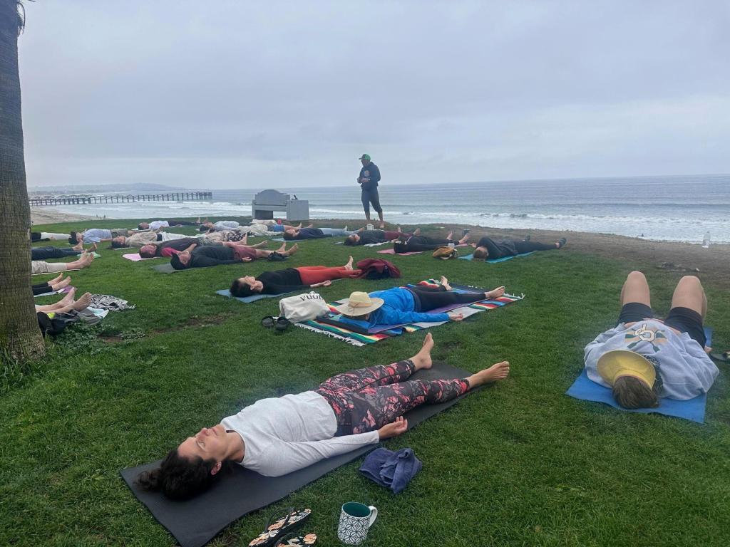 San Diego Beach Yoga 48293