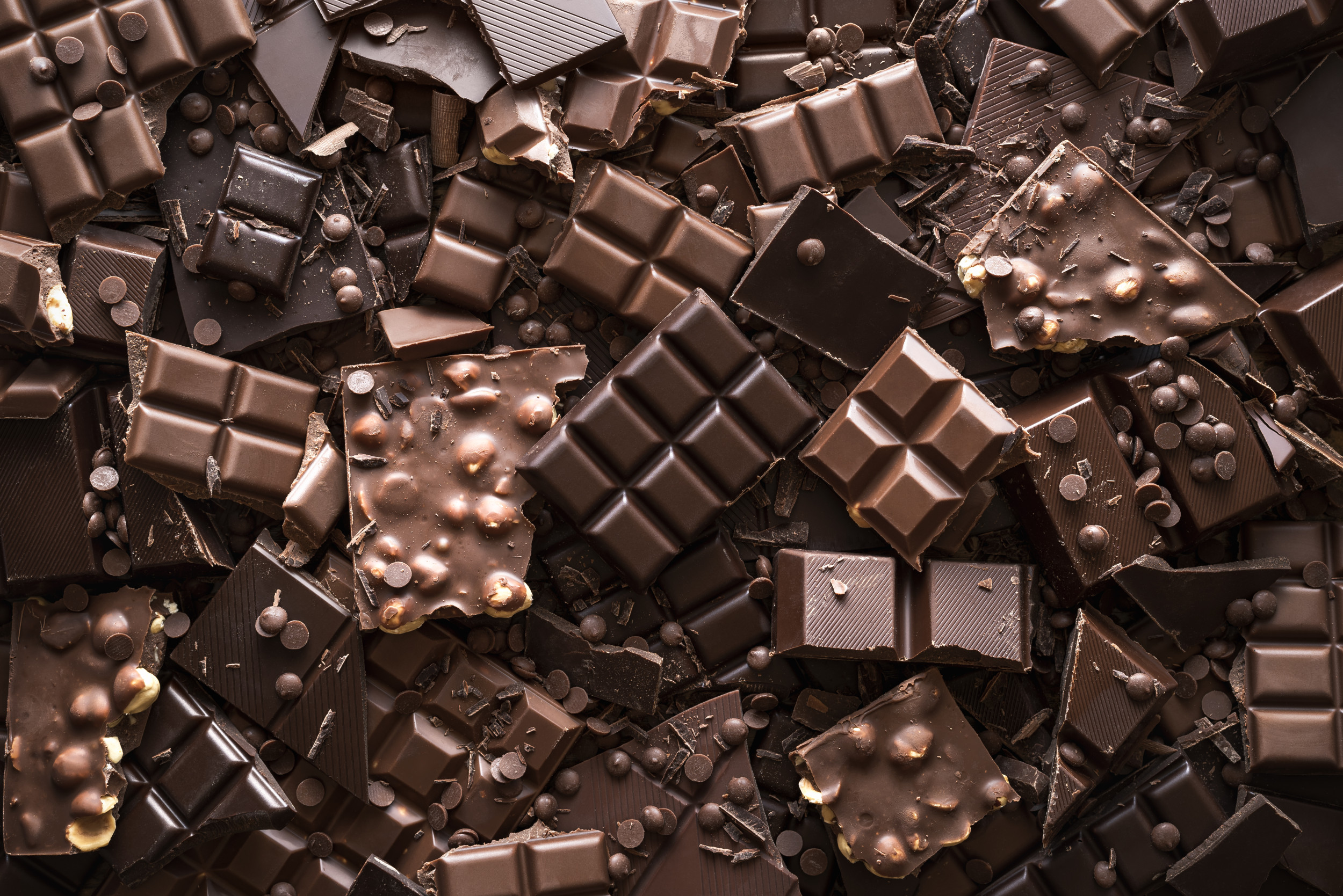 different kinds chocolate products