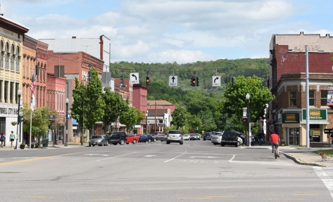 downtown hornell