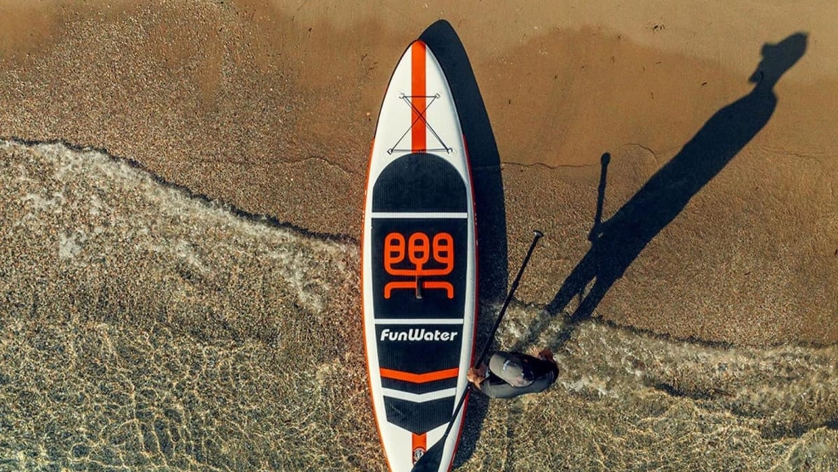 funwater inflatable stand up paddle board