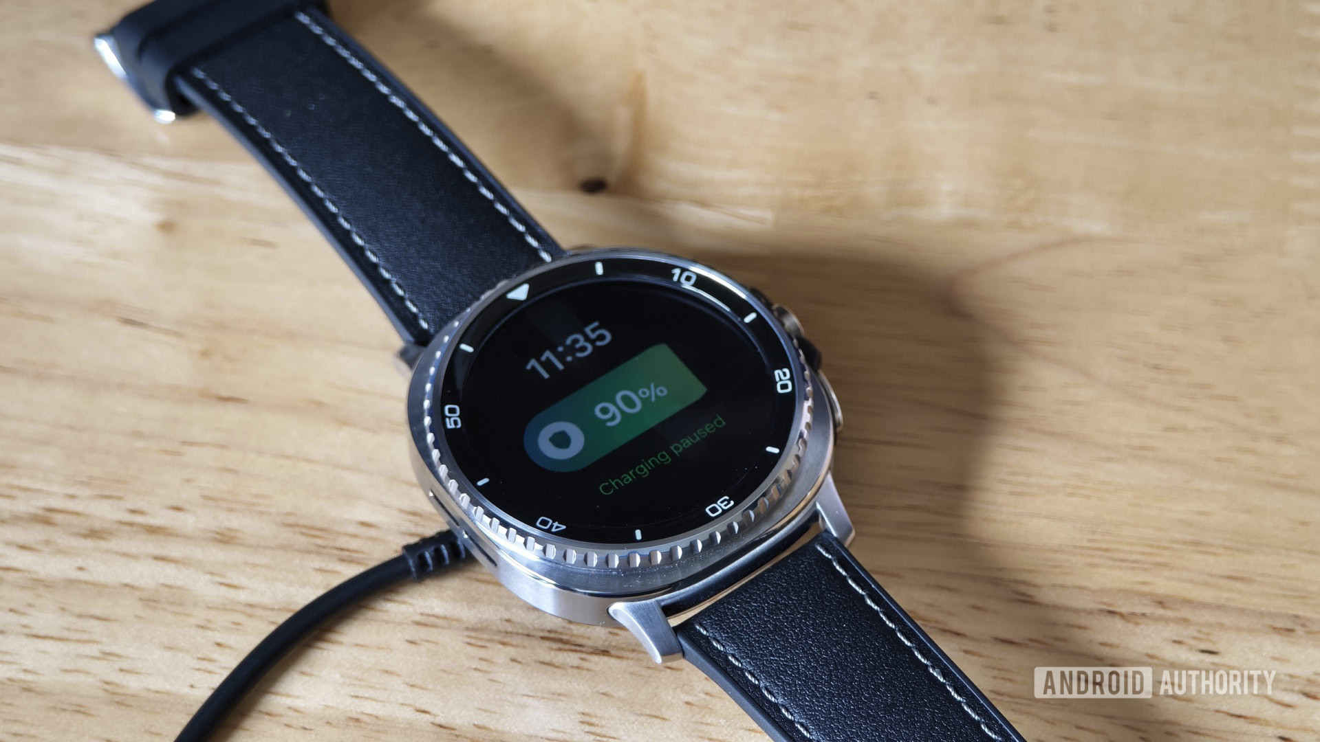 Galaxy Watch 8 Classic with charging limit enabled