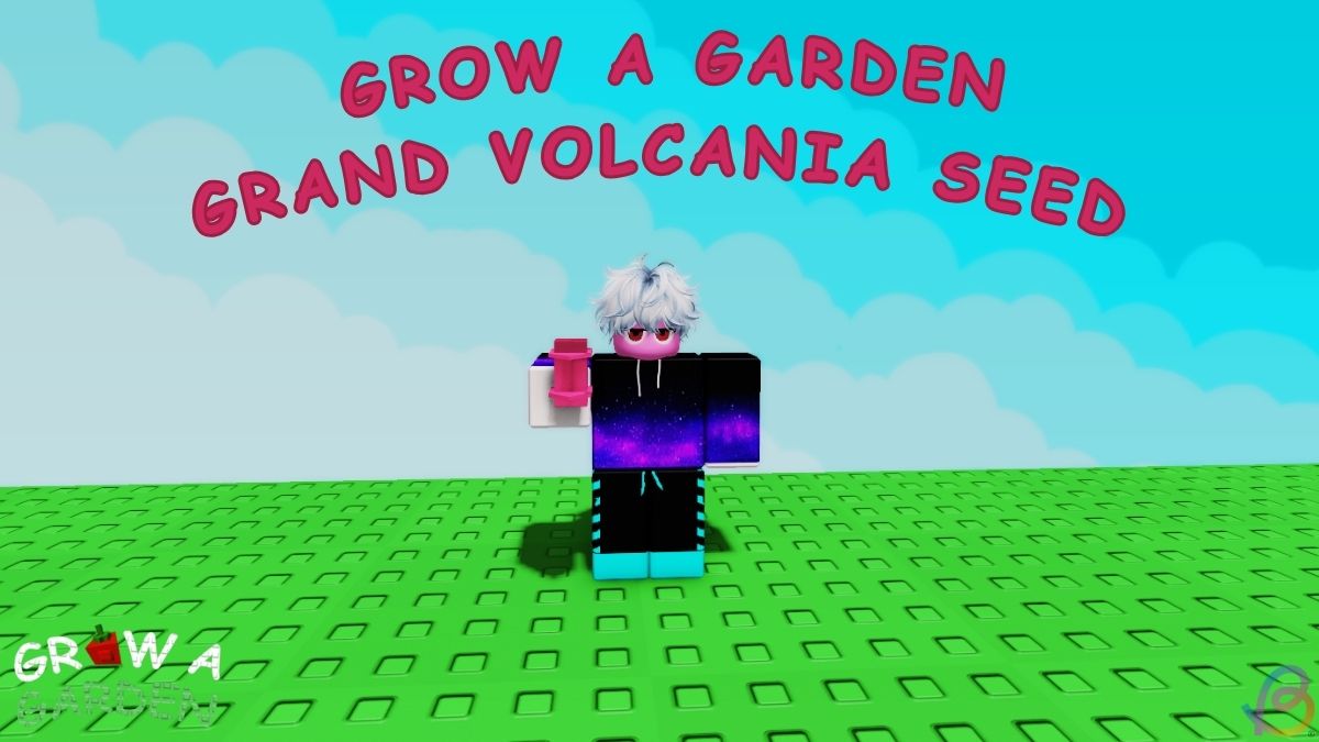 Grow a Garden Grand Volcania seed in hand