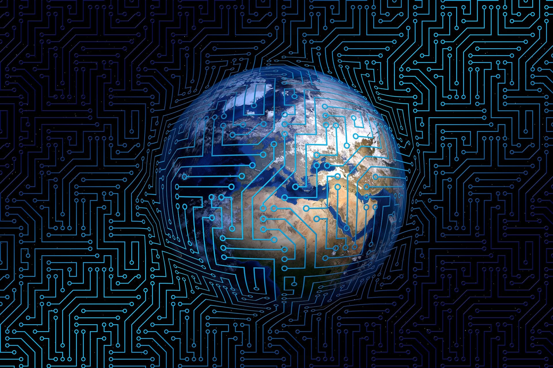 globe on a computer ch