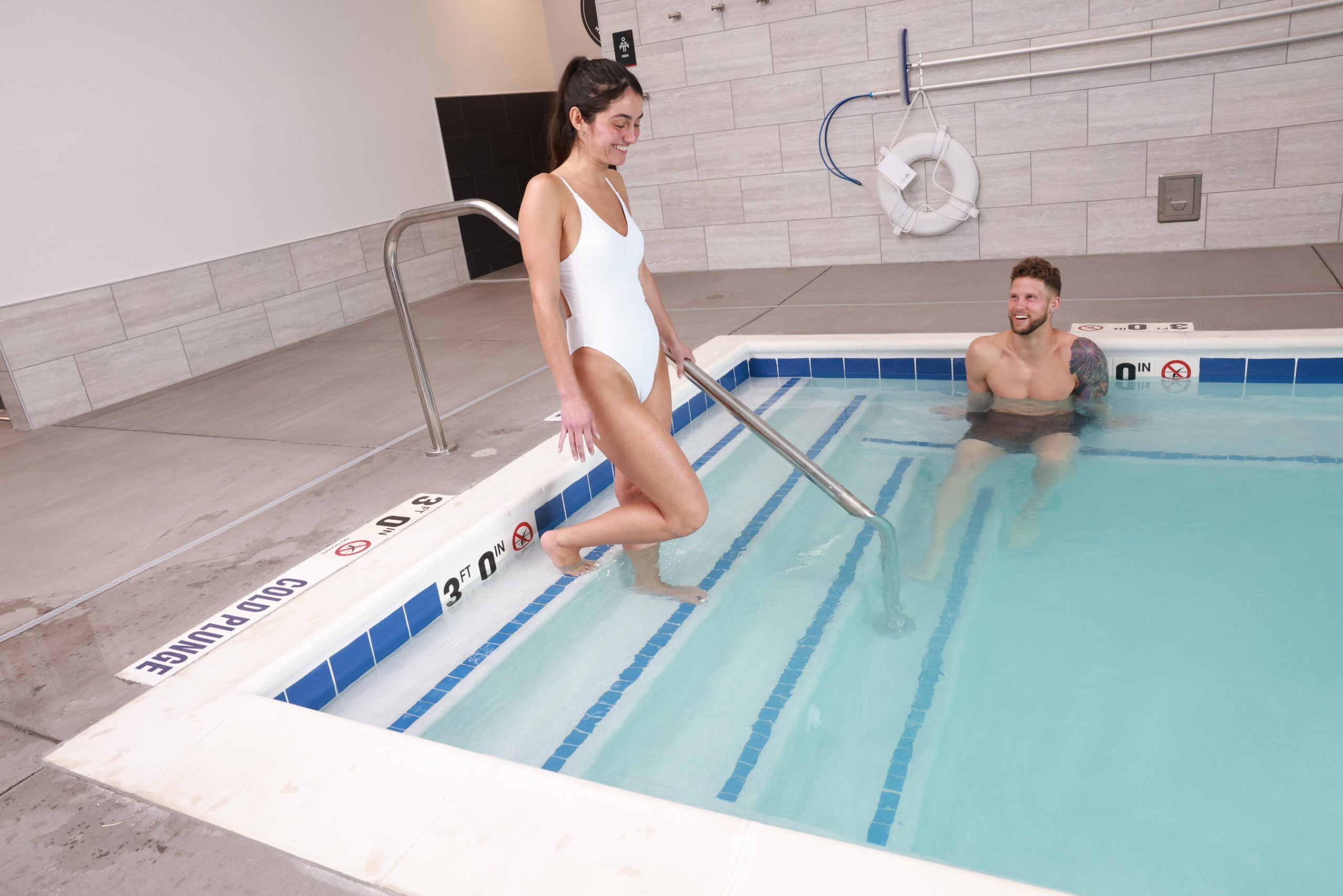 VASA Fitness Colorado Springs Cold Plunge with People scaled