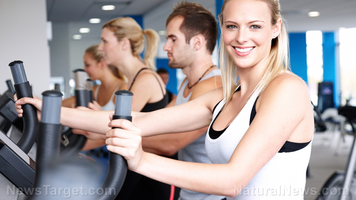 People Working Out Healthy Fit Excercise Gym