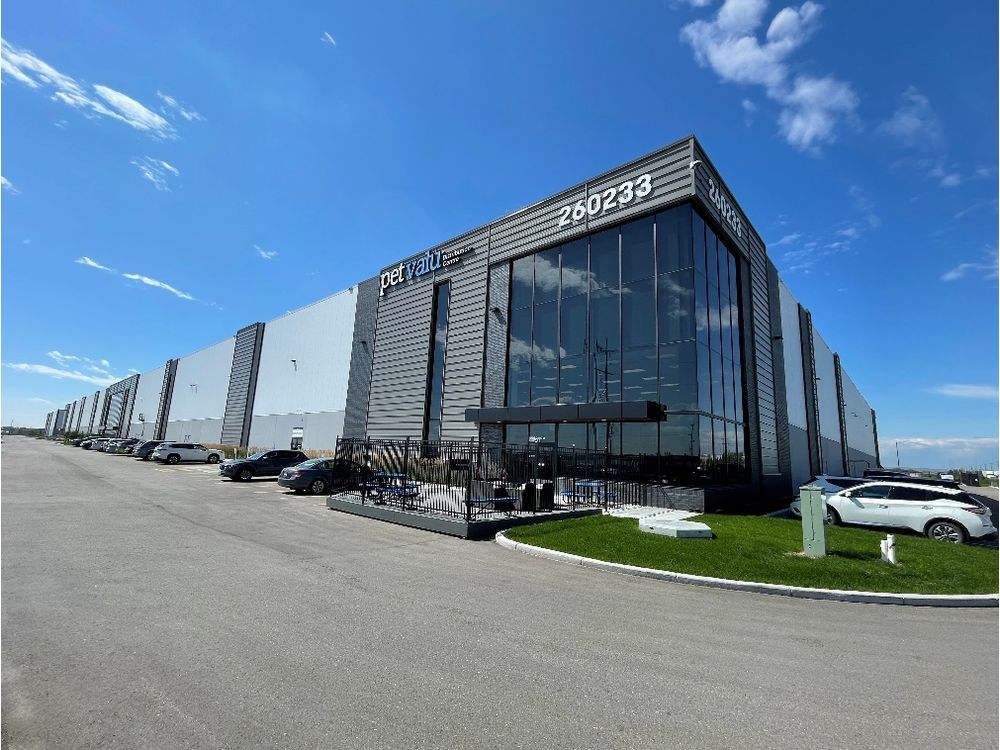 pet valus new distribution centre in calgary alberta