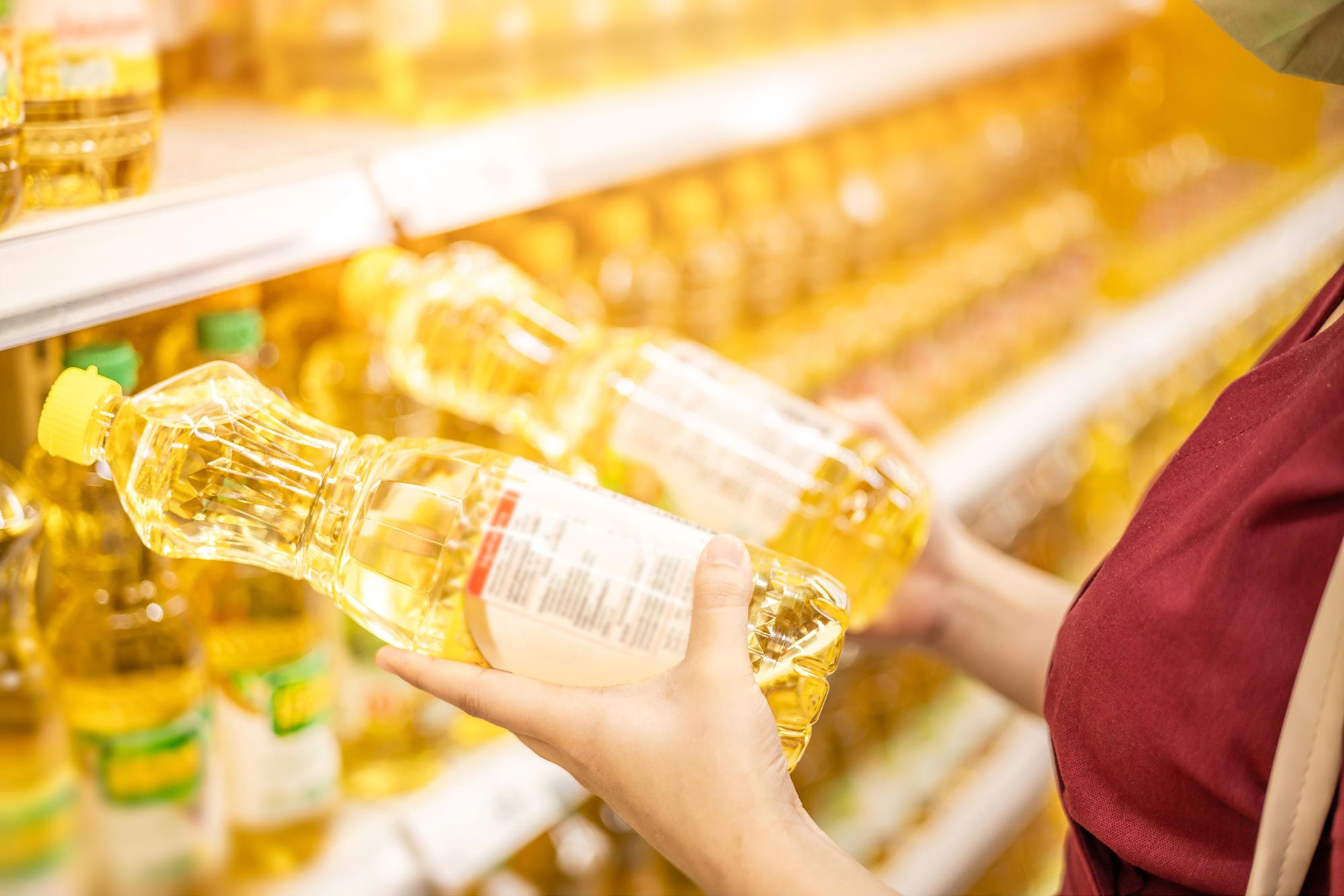 Cooking Oil Supermarket Shopping