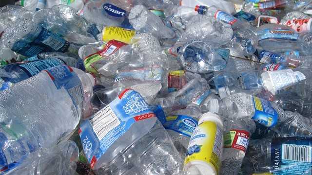 Method efficiently breaks down plastic bottles into component parts