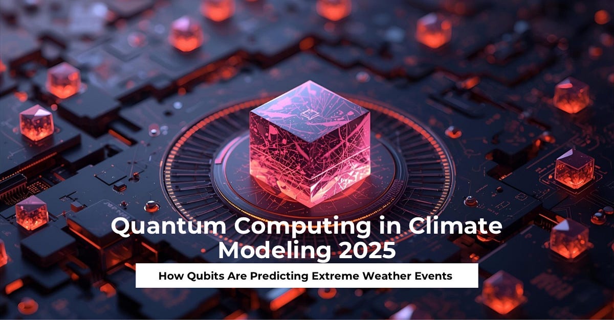 Quantum Computing in Climate Modeling 2025 2