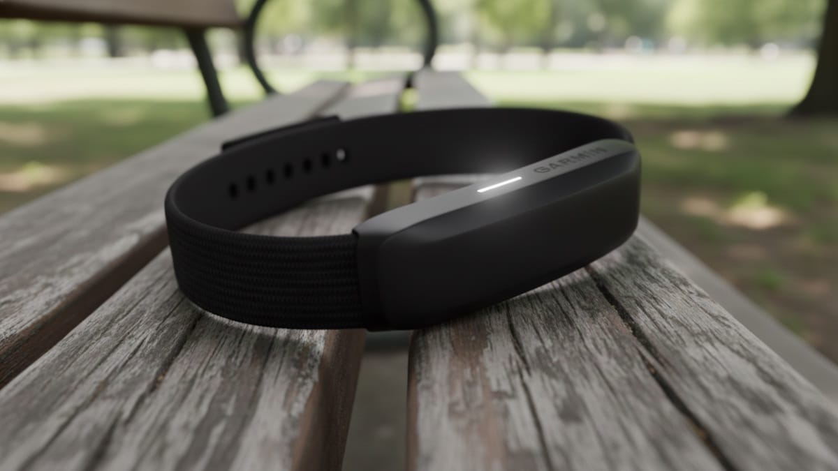 Concept image of Garmin screenless band 1