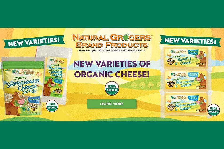 Natural Grocers Brand new cheeses