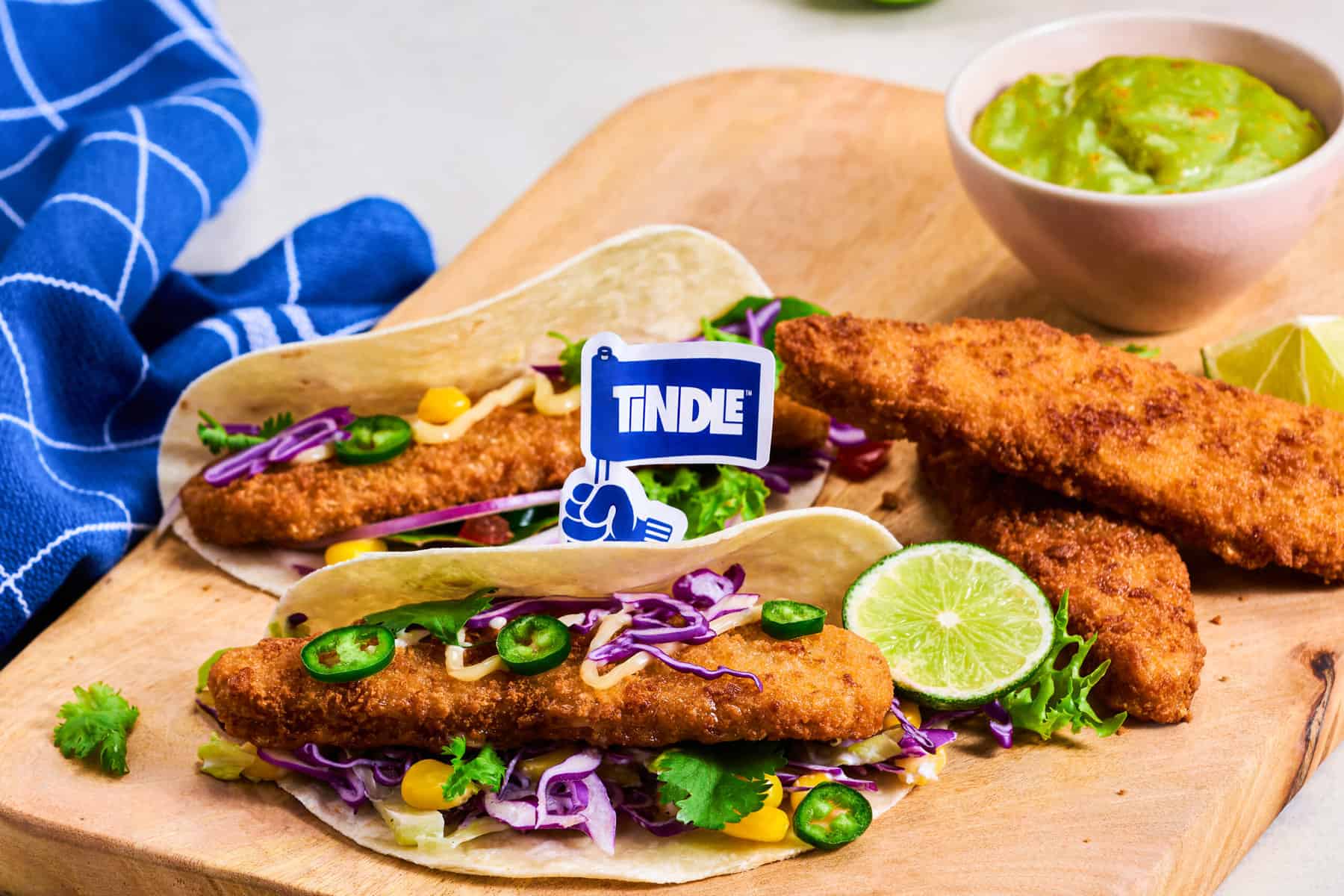 TiNDLE Chicken Tenders Taco Dish scaled 1