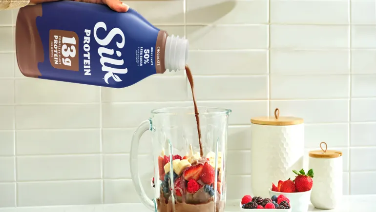Danone launches Silk Protein to help reignite interest in plant-based dairy - Food Dive 1