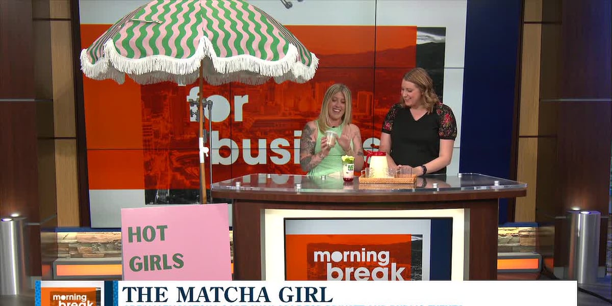 Open for Business: The Matcha Girl brings delicious drinks and charming atmosphere to pop-up events - KOLO | 8 News Now 1 ZQX5KEQOAJCV7GX7VOSFEFEOZI