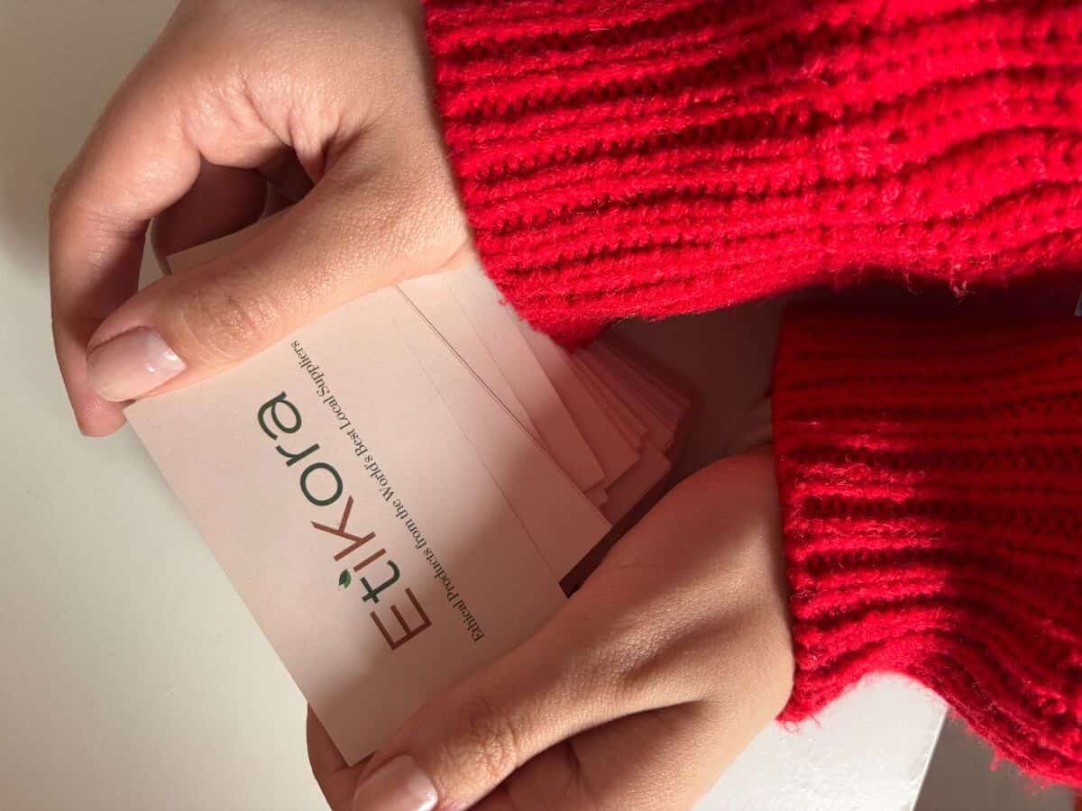 How Etikora Is Rethinking Sustainable Shopping In The UK | AD 1 etikora business card