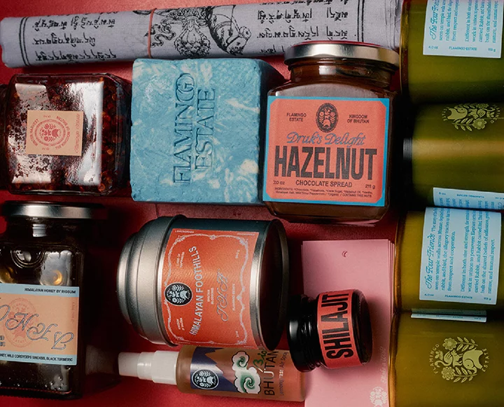 Flamingo Estates Bhutan Winter Box Might Be the Happiest Gift on Earth 1 site images flamingo box 02 1