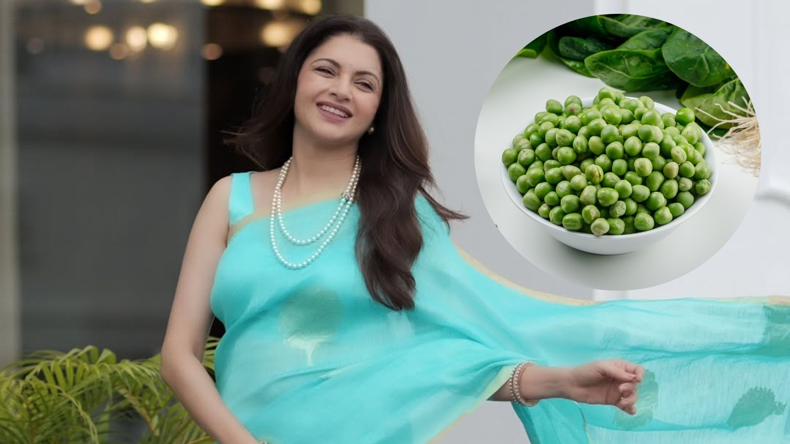 Muttar chilne ka time aa gaya!: Bhagyashree approves of this winter-special vegetarian source of protein 3 Bhagyashree peas