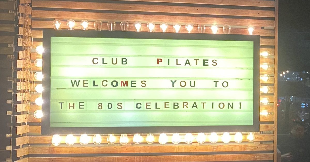 Club Pilates 80s celebration picture 2 e1763951875227