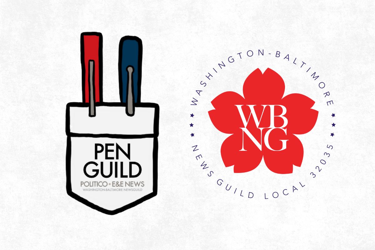 POLITICO journalists win landmark arbitration on AI protections - The NewsGuild - CWA 2 penpresser