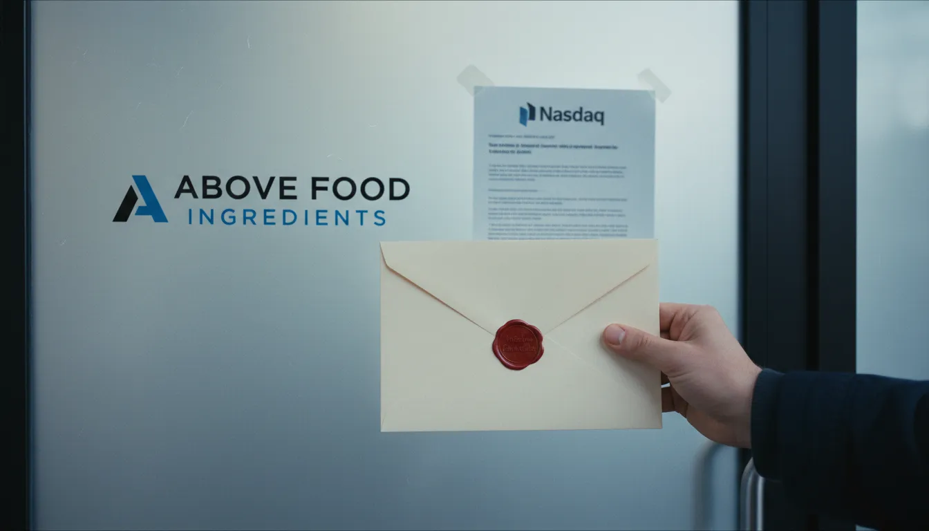 Above Food Ingredients Inc Reporting Update 1013641