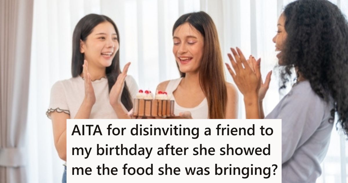 A Friend With A Severe Nut Allergy Was Coming To Her Birthday Party, So She Told Everyone Not To Bring Anything With Nuts, But Another Friend Refused To Come If She Couldnt Bring Her Cake 1 Birthday Cake