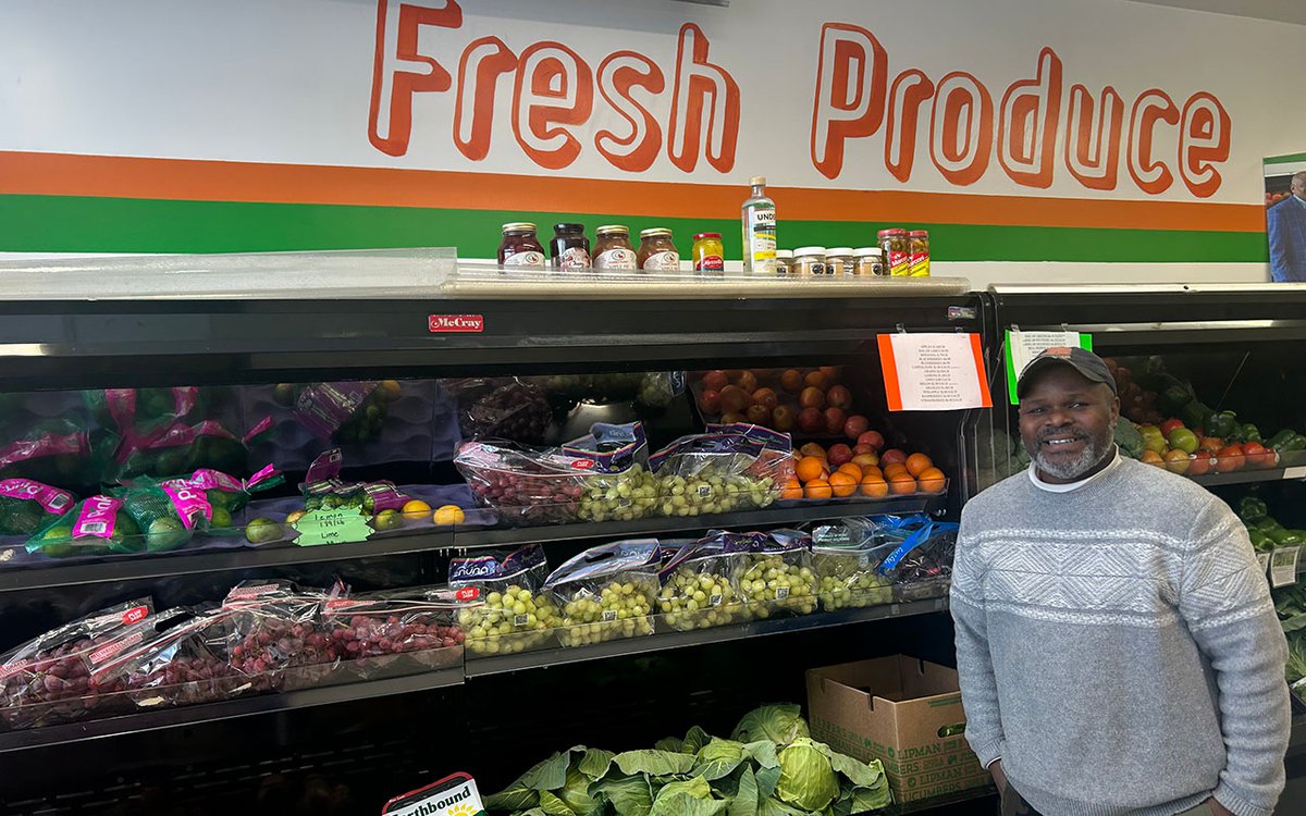 Maurice Moe Wince of Sherman Park Grocery Store by Ben Slowey