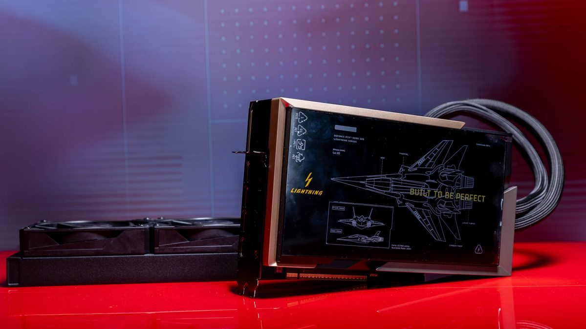 i fired up msis 5090 geforce rtx 5090 card its absolutely un m7m9.1200