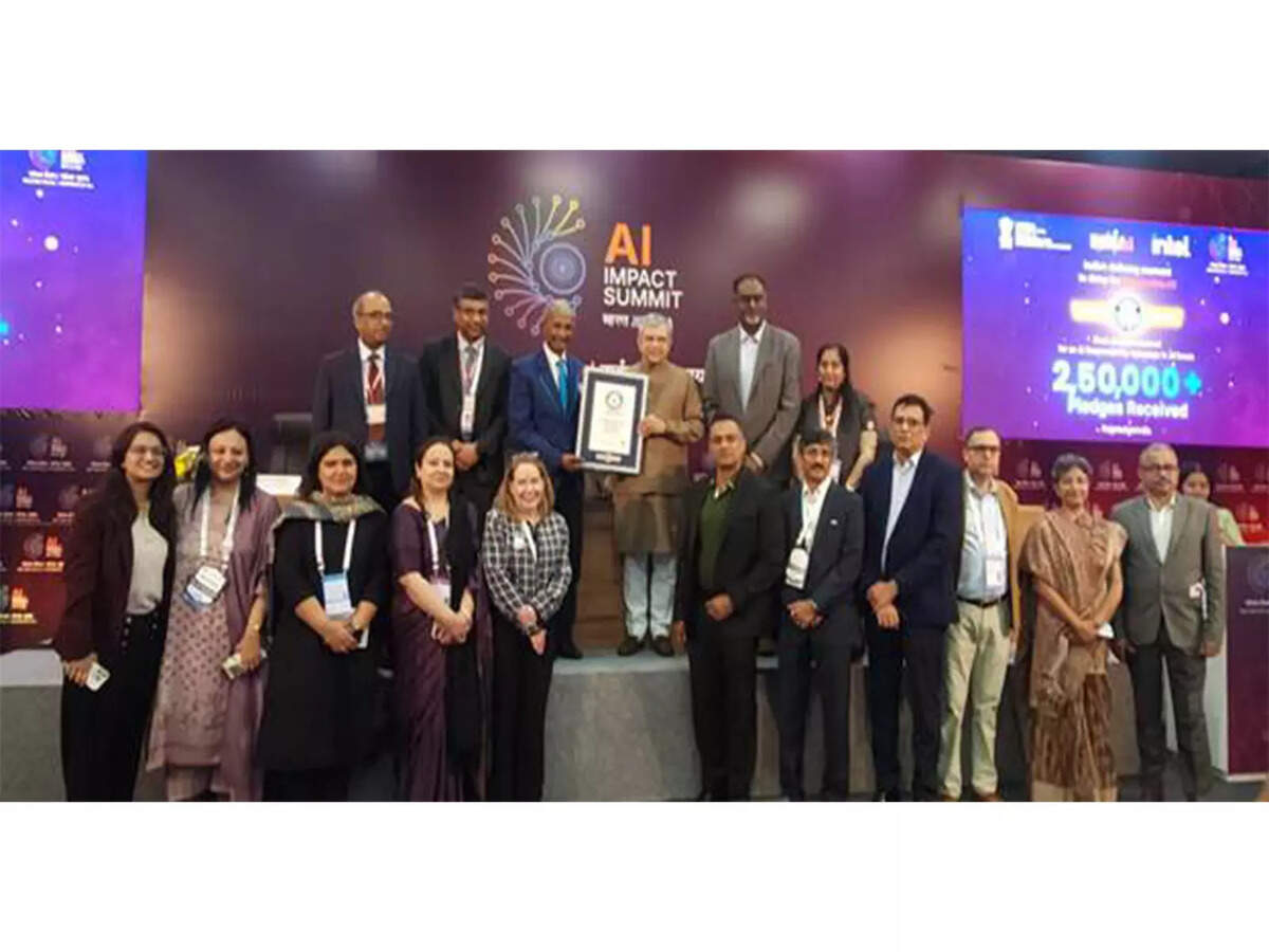 india sets guinness world record with more than 2 5 lakh ai responsibility pledges in 24 hrs at ai impact summit 2026