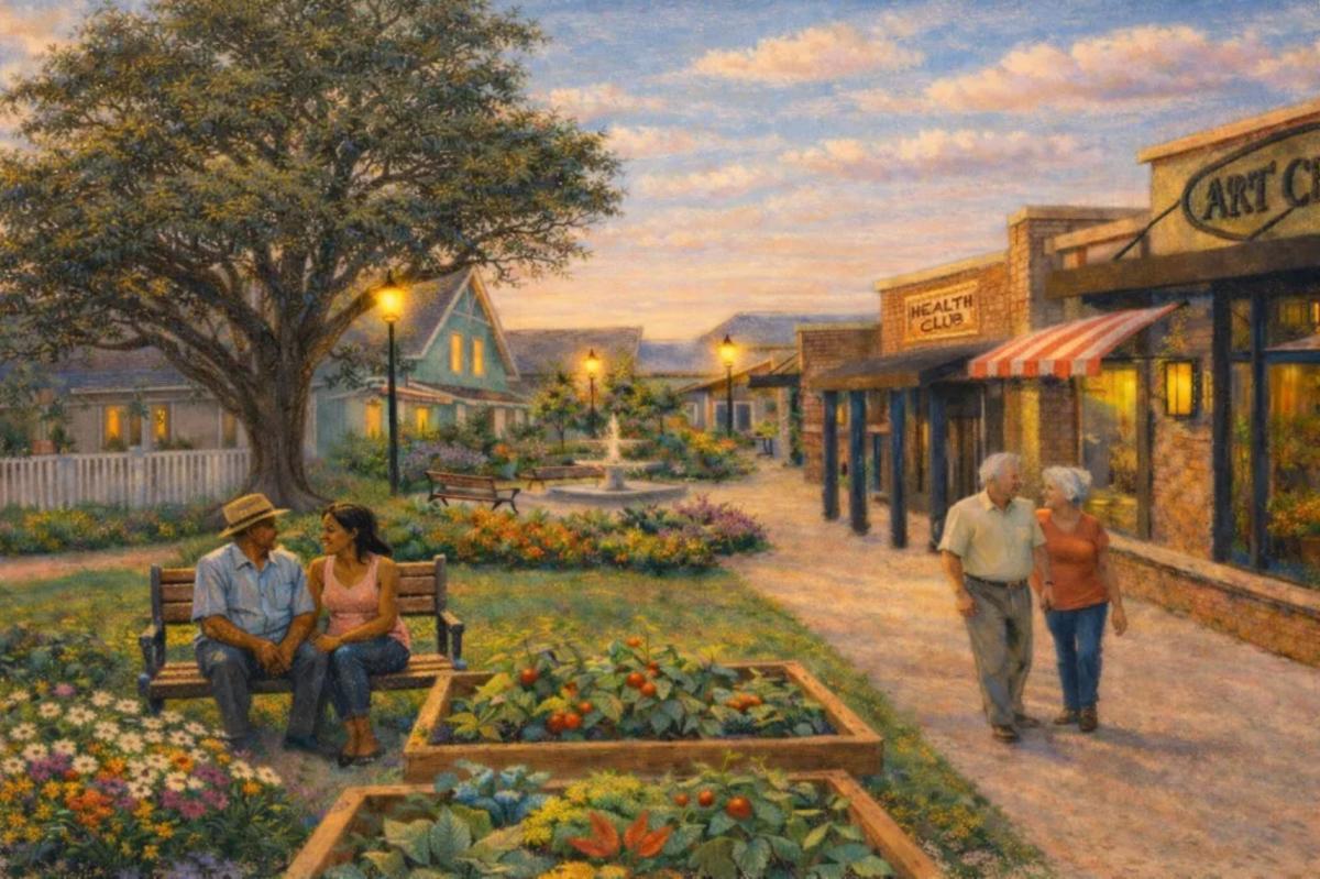 $40 million dementia village will include a restaurant, spa and grocery store and housing for caretakers 1 newspress collage yez75iha7 1771341549091