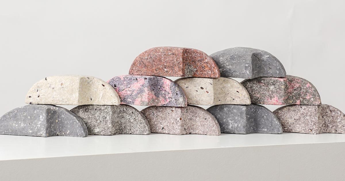 ssal rice as matter material study juwon kim na hyeon discarded rice designboom 1200 1