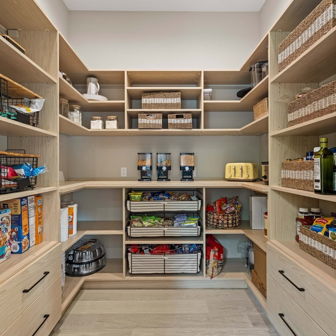 29 Pantry Remodel Ideas With Zero Tolerance for Overstuffed Cabinets 1 Clean Lines Maximum Storage