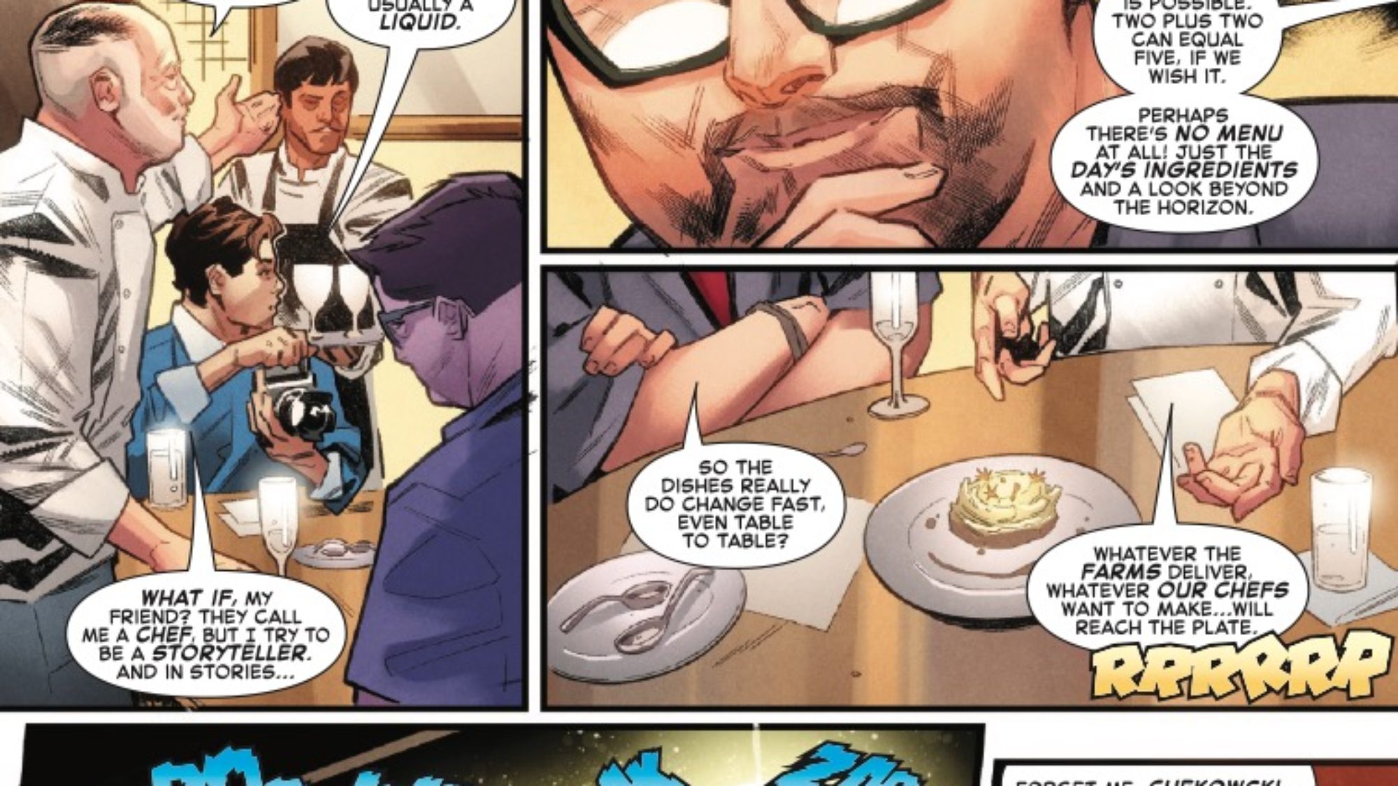 Spider-Man: Meals to Astonish #1 Preview: Electro Ruins Dinner Plans 1 SMMEALSTA2026001 Preview 4 2000x1125 1