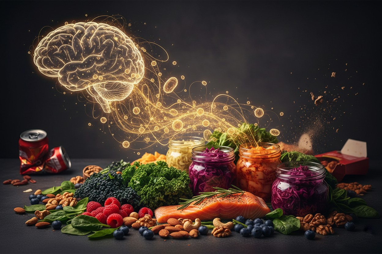 Dietary Patterns Linked to Mental Well-Being, Experts Report 3 dietary patterns mental well being gut brain axis 554 original