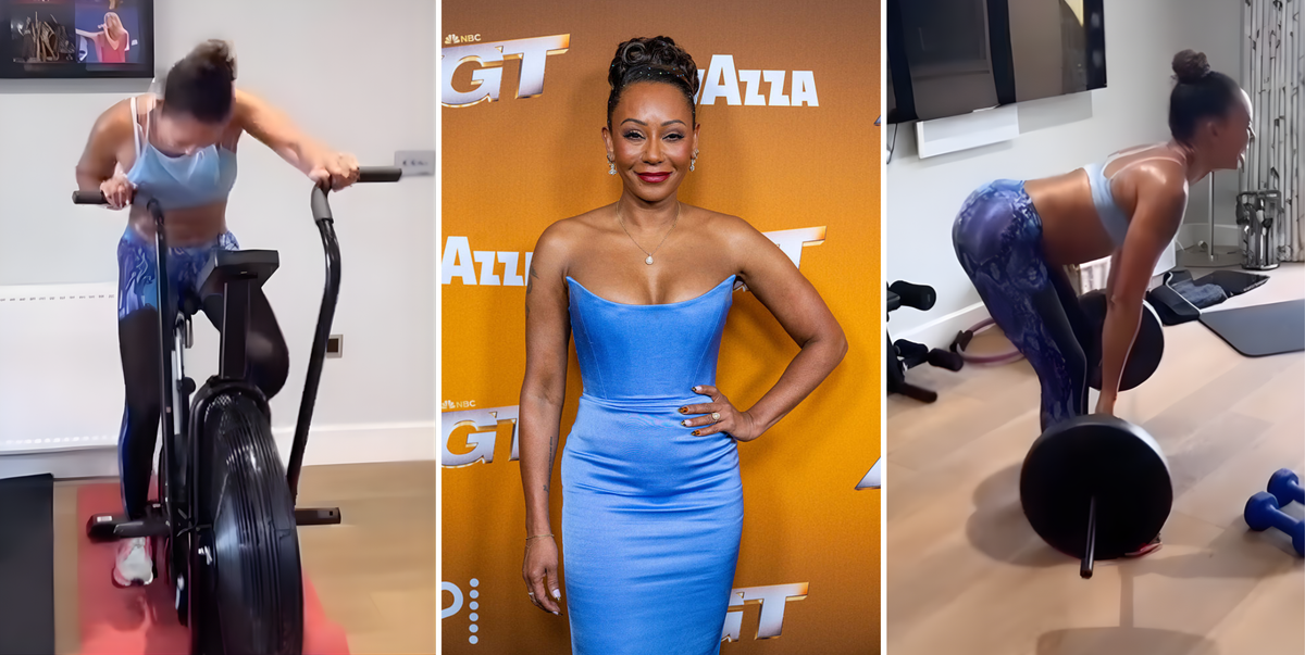 At 50, this is Mel Bs go-to strength and cardio workout for full-body conditioning - Womens Health 3 mel b 50 fitness routine 1 699f28397b97c