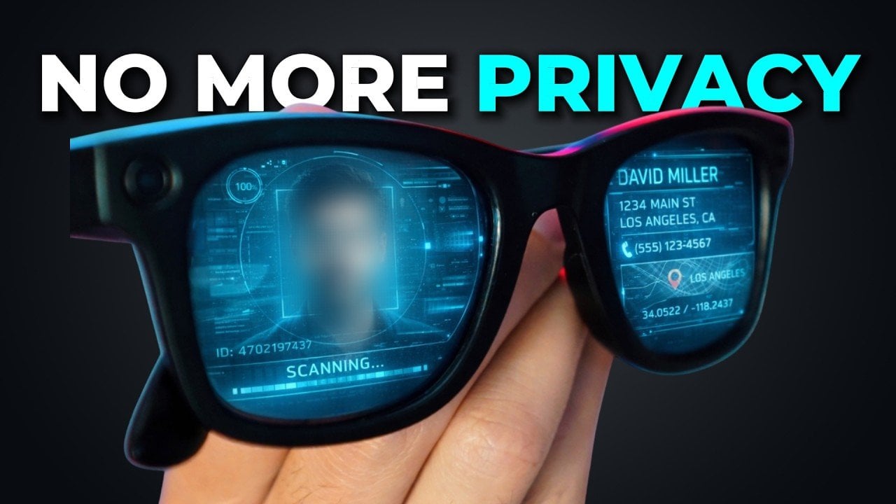 meta smart glasses name tag concept