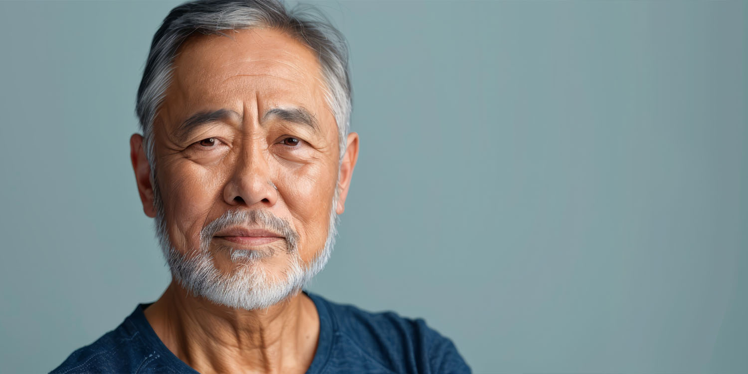 older asian man