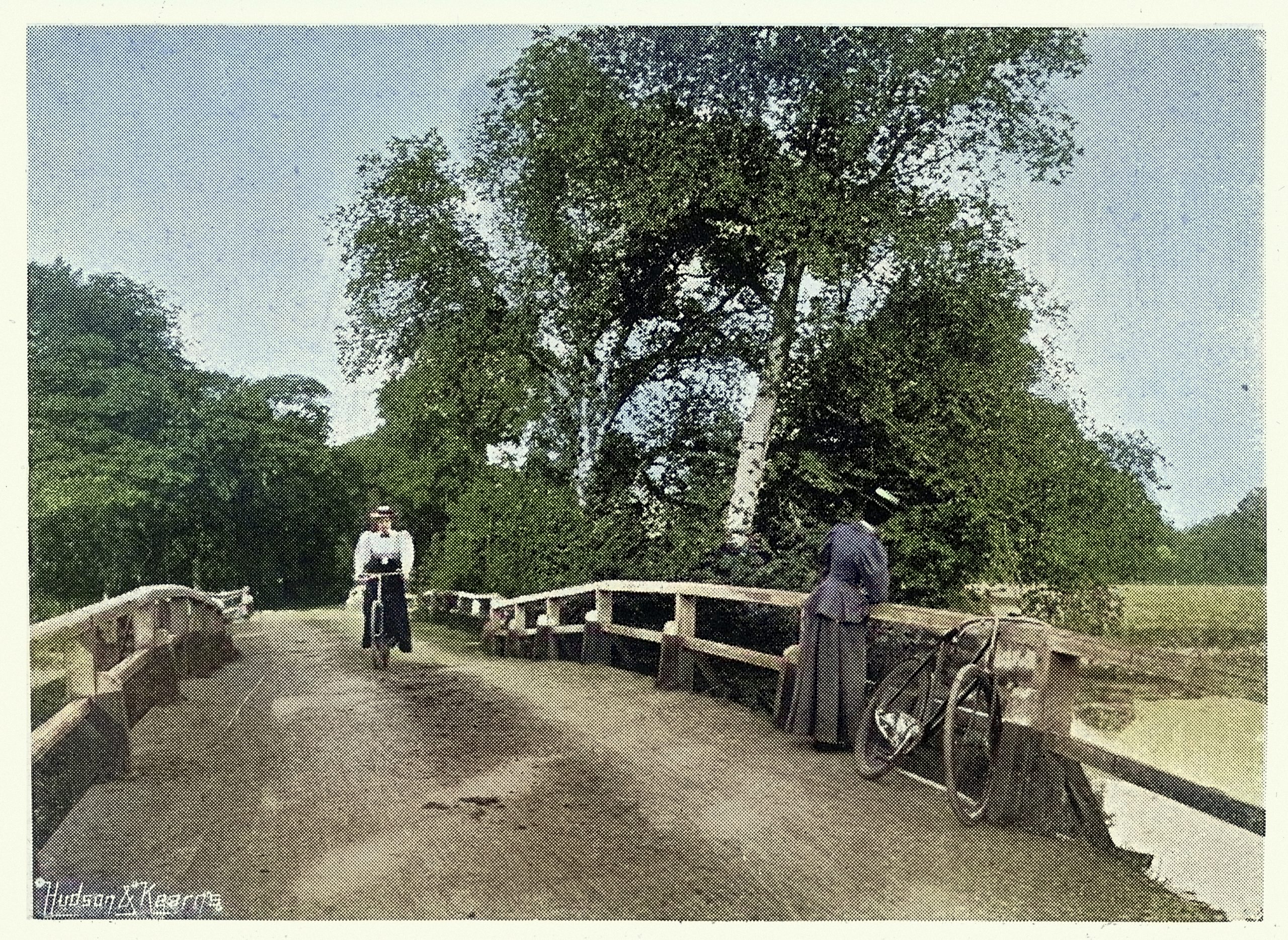 victorian woman riding bicycle scaled 1