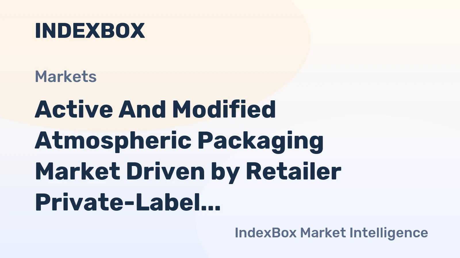 Active and Modified Atmospheric Packaging Market Driven by Retailer Private-Label Expansion to 2035 - IndexBox 3 world active and modified atmospheric packaging market analysis forecast size trends and insights 1774619276