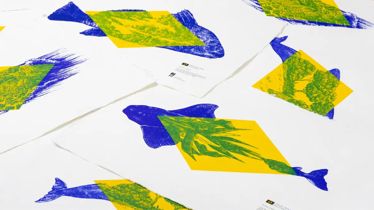 No Blue, No Green Campaign by Droga5 So Paulo Uses Screen-Printed Art to Defend Brazils Oceans 1 No Blue No Green Campaign by Droga5 Sao Paulo