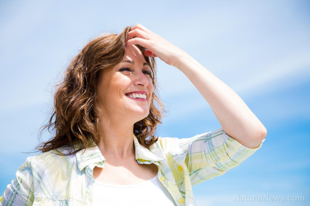 Woman Mature Healthy Happy Hair Summer Optimistic