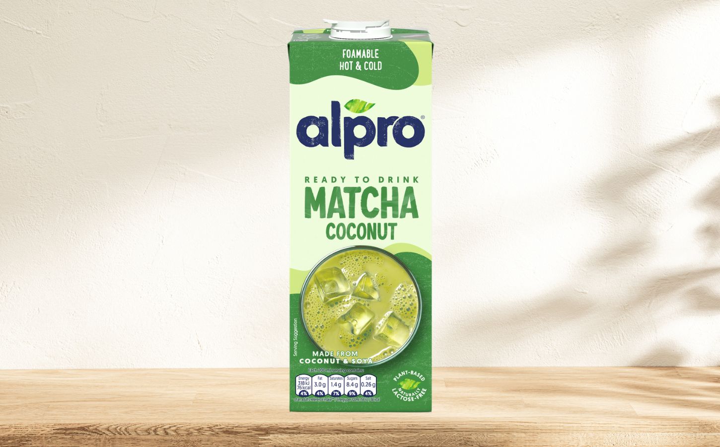 alpro matcha coconut milk soy uk