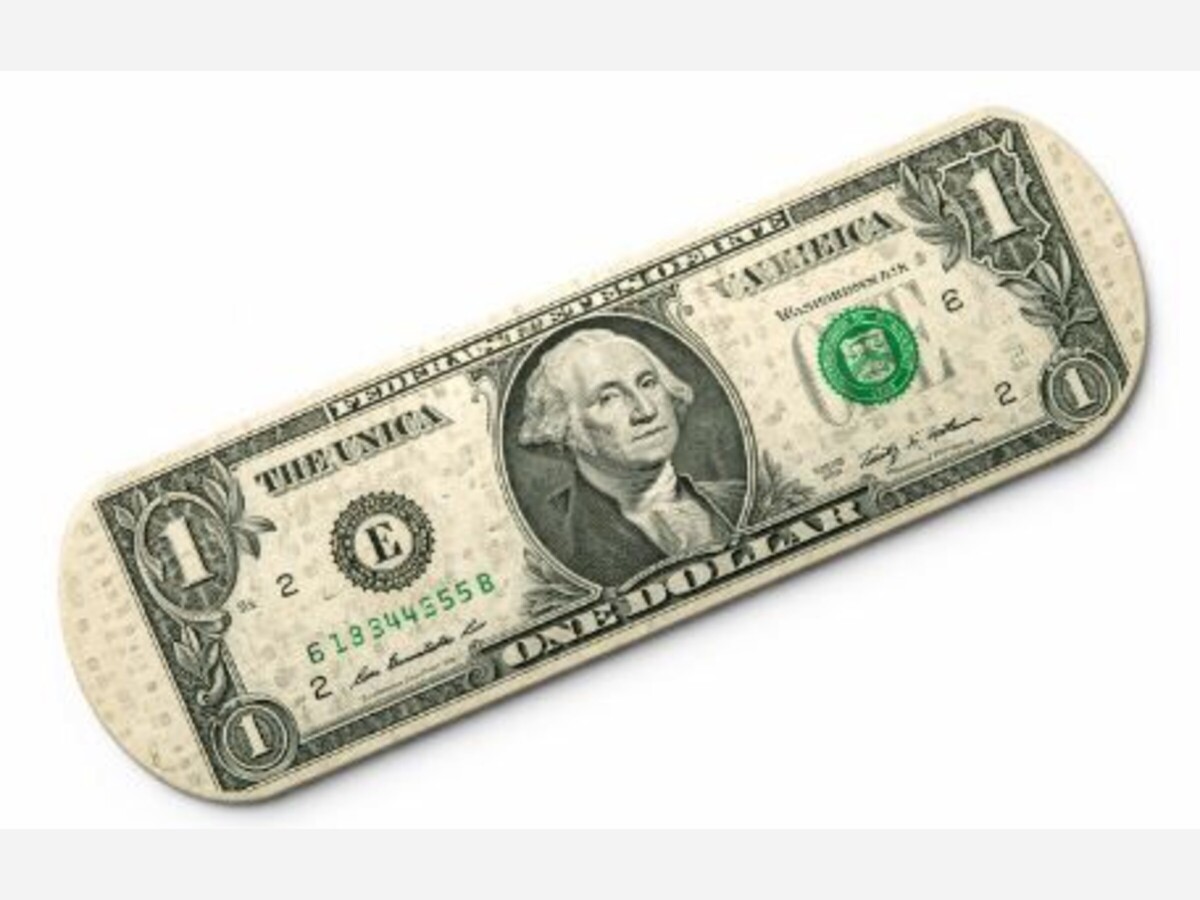 Ouch! Researchers Detail Why Healthcare Costs Are Rising - Franklin Observer 4 dollar bill band aid