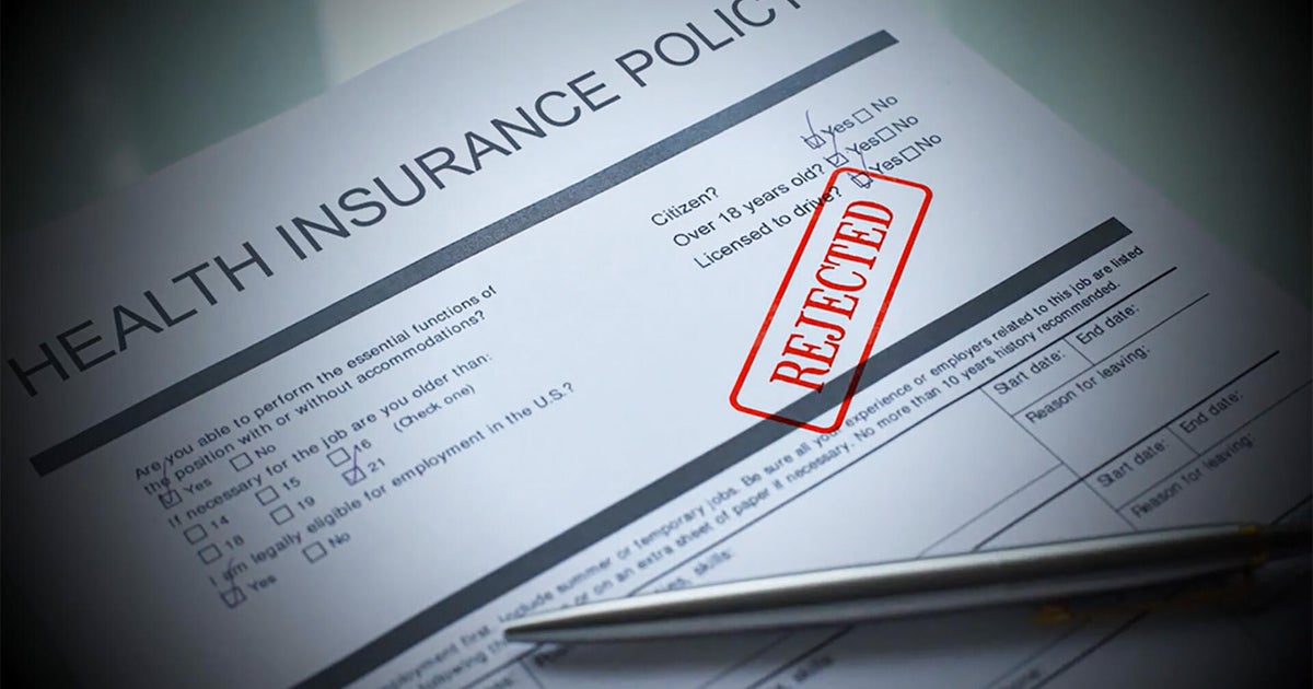 Fighting for health care claim approvals - CBS News 4 health care claims rejected 1920