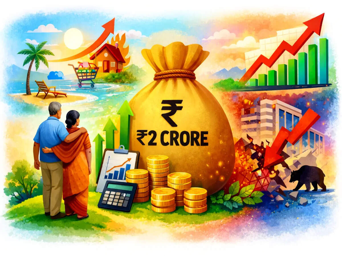 Rs 2 crore retirement corpus in 20 years: How to grow your money safely despite inflation & market risks 1 rs 2 crore retirement corpus in 20 years how to grow your money safely despite inflation market risks