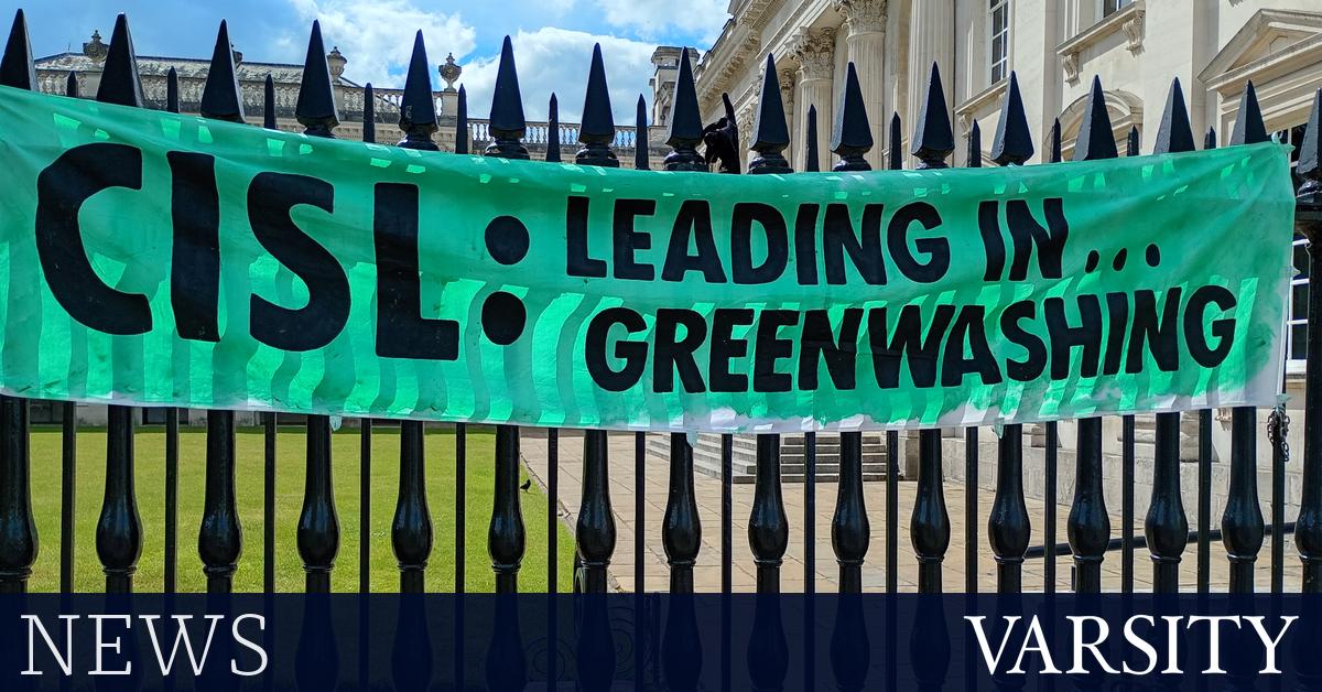 Protesters condemn sustainability leadership programme as greenwashing - varsity.co.uk 2 31721